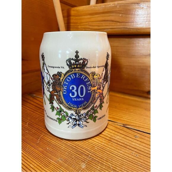 1998 Oktoberfest Beer Stein Mug - Picture 1 of 6